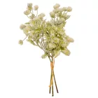 Díszítő 3szálas fehér M33cm 32db/#