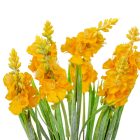 Apró virágos  csokor 7v. sárga M40cm 80db/#