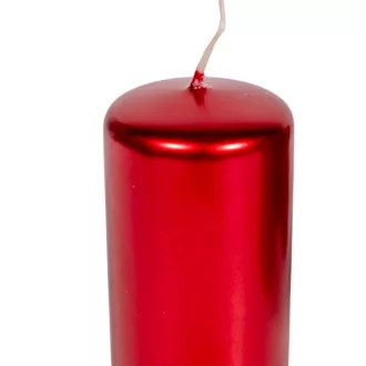 Metál adventi gyertya 80x40mm piros 4db/csom (db ár)