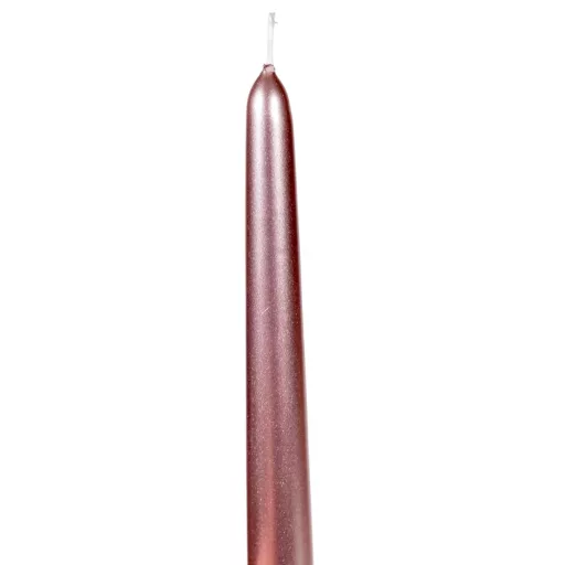 Metál  szálas gyertya 240x22mm rózsaszín 10db/csom (db ár)