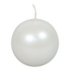 Metál gömb gyertya 56mm fehér