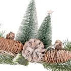 Adventi kopogtató fenyővel,tobozzal D38cm