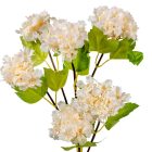 Hortenzia ág 6v. ivory M100cm 24db/#