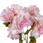 Hortenzia csokor 5v. rózsaszín-fehér M29cm 48db/#