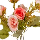 Rózsa csokor 10v. rózsaszín M28cm 48db/#