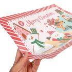 Alátét karácsonyi mintával műa. 43x28cm