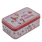 Doboz karácsonyi mintával  M5,6x16x11cm