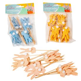 Nyuszi pick 6+8cm 20db/szín/csom