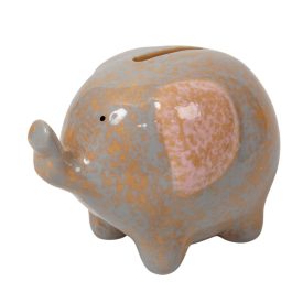 Elefánt persely porcelán M8,5cm
