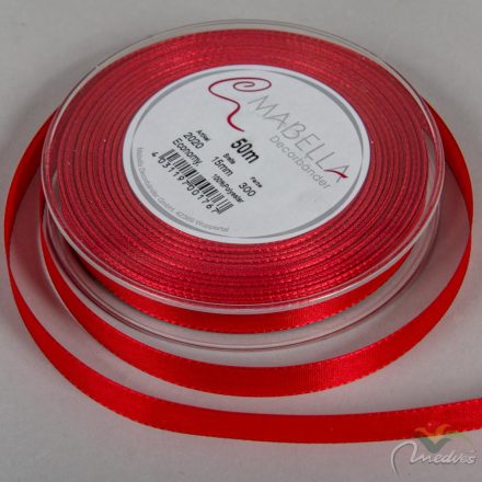 Textil szalag economy piros 15mm*50m
