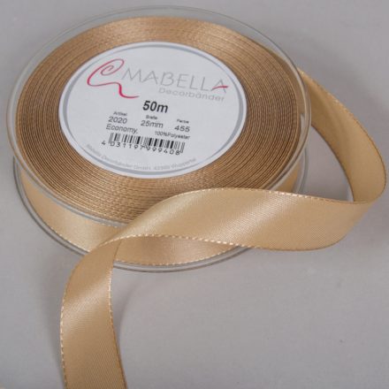 Textil szalag Economy bézs 25mmx50m 