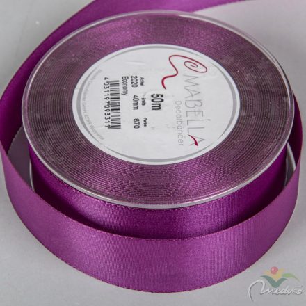 Textil szalag economy sötét lila 40mmx50m
