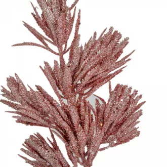 Dekor ág glitteres mályva 46cm
