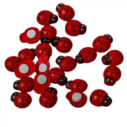 Katicabogár fa öntapadós 1,5cm 24db-os