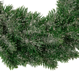 Fenyő koszorú havas zöld D42cm