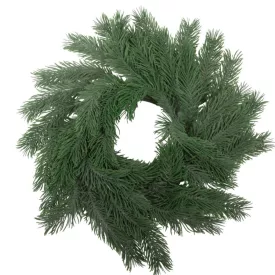 Fenyő koszorú szürkészöld D24cm