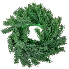 Fenyő koszorú szürkészöld D33cm