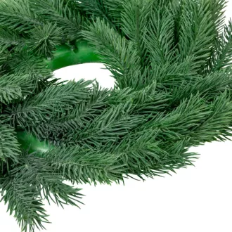 Fenyő koszorú szürkészöld D33cm