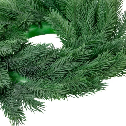 Fenyő koszorú szürkészöld D33cm
