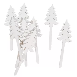 Fenyőfa pick fehér 10cm 10db-os
