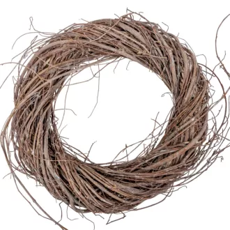 Vessző alaps mosott fehér D25cm