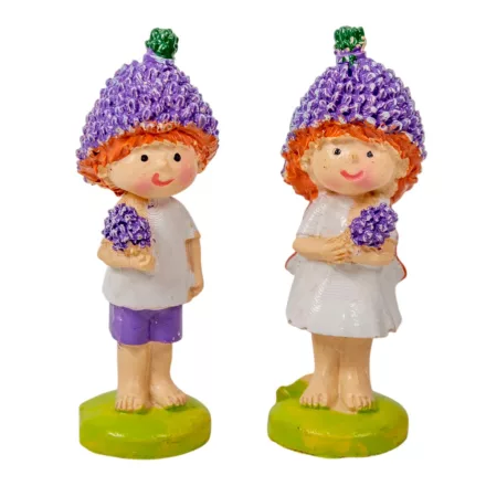 Levendulás gyerekek poly M6cm 2db-os