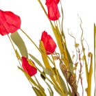 Lámpásvirág csokor piros M53cm 24db/#