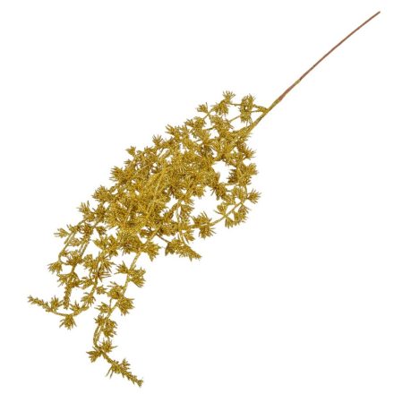 Díszítő ág lógó glitteres arany 75cm