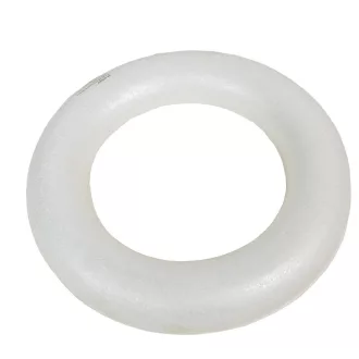 Hungarocell karika egyenes aljú fehér  D30cm M3,5cm