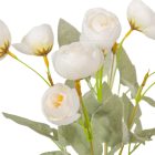 Tearózsa csokor 10v. fehér M32cm 150db/#