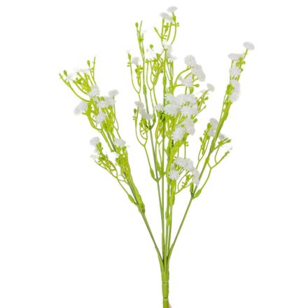 Fátyolvirág csokor 7v. fehér M34cm 200db/#