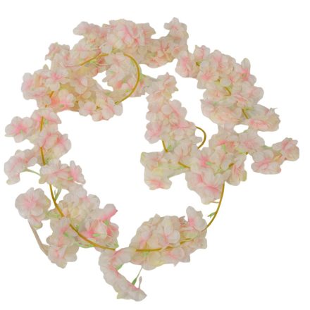 Cseresznyevirágos girland 180cm krém-rózsaszín 200db/#