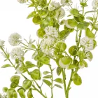 Eukaliptusz ág zöld-fehér M61cm 120db/#