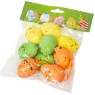 Húsvéti tojás hungarocell színes 5cm 9db-os