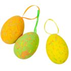 Hungarocell tojás aksztós színes 6cm 6db-os