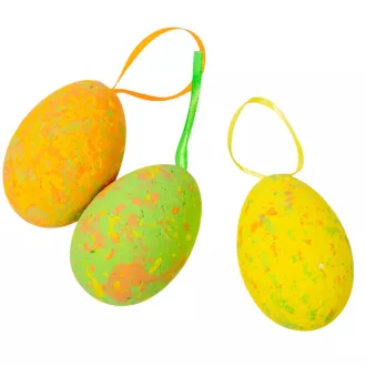 Hungarocell tojás aksztós színes 6cm 6db-os
