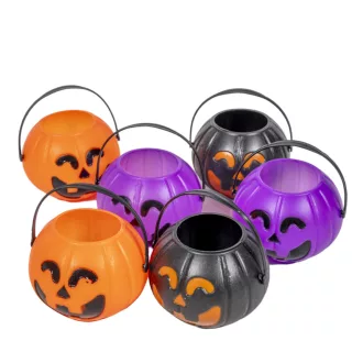Halloween tök akasztós műa. mix 7cm 6db-os