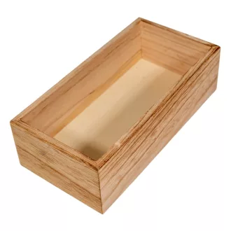 Fa téglalap doboz natúr M6x20x10cm 