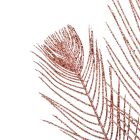 Páva toll ág glitteres rózsaszín M75cm