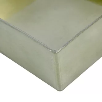  Négyzetes tál műanyag vastagfalú gránit zöld M6x20x20cm