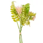 Díszítő köteg 4 szálas rózsaszín M23cm