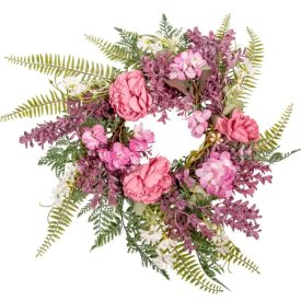 Virágos koszorú D45cm