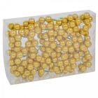 Glitteres golyó pick arany 20mm 10db-os 18köteg/doboz