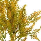 Díszítő csokor 5ágú sárga M36cm 72db/#