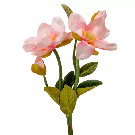 Magnólia 4ág világos rózsaszín M31cm 80db/#