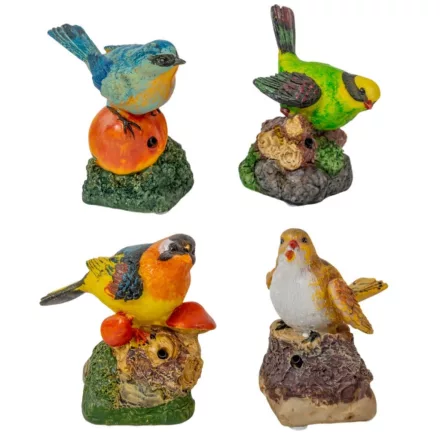 Madár éneklő elemes poly M10cm