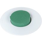 Ikebana clinder vizes tűzőhabbal fehér M6,5cm D19cm