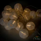 Lampion füzér 20 LED-es adapteres 475cm