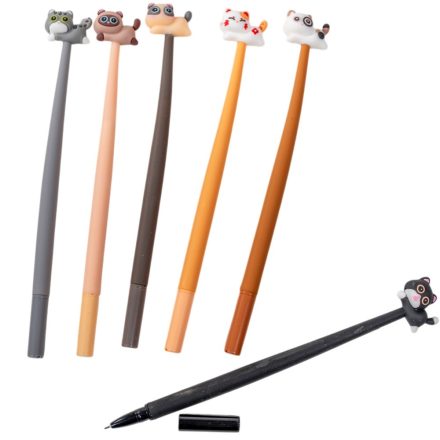 Zselés toll futó cica mix 21cm