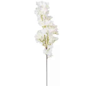 Virágzó ág fehér M90cm 48db/#